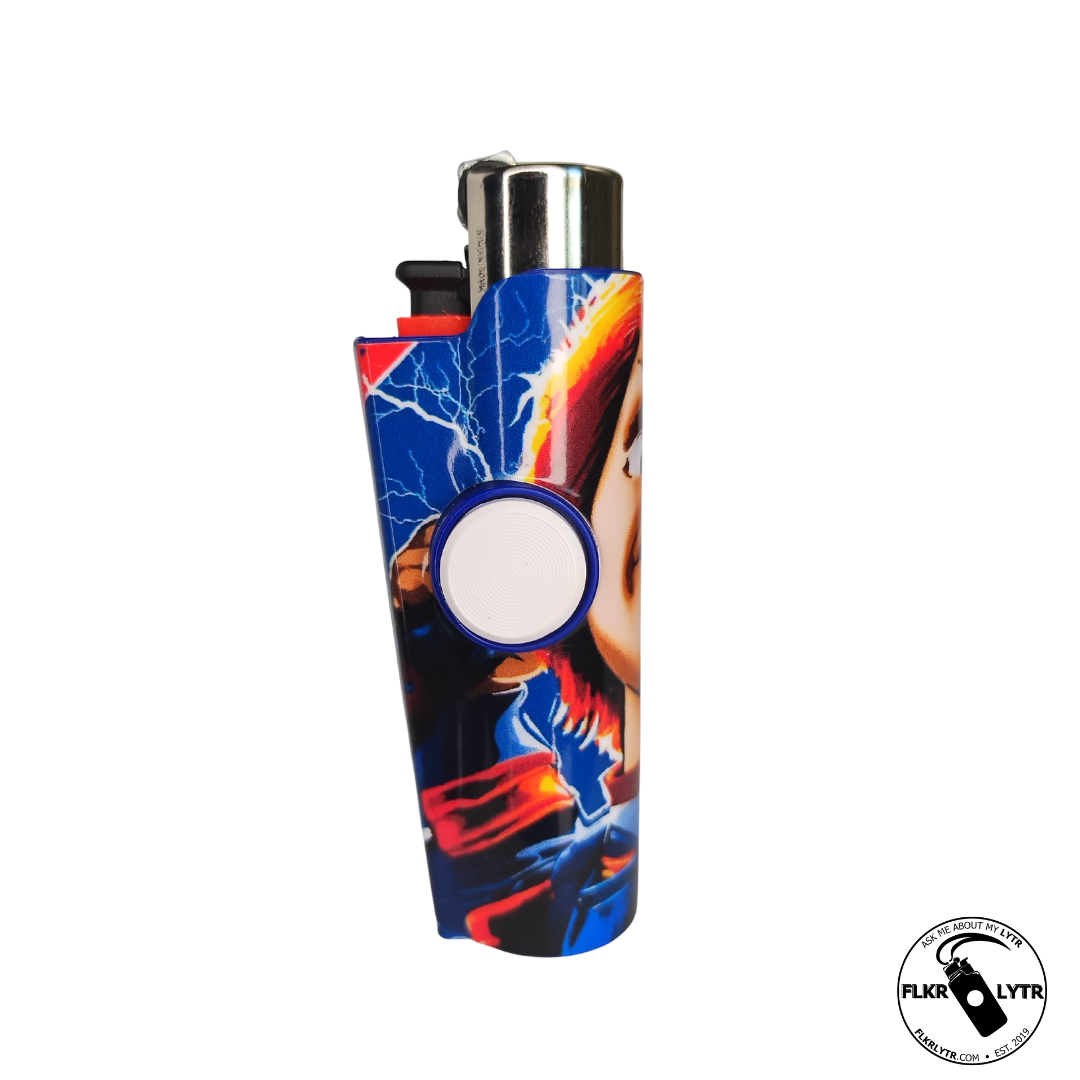FLKR LYTR® Halloween Edition Fidget Spinner Lighter Case Chuck-eee Strikes Back for Clipper Lighter® Case - $13.49