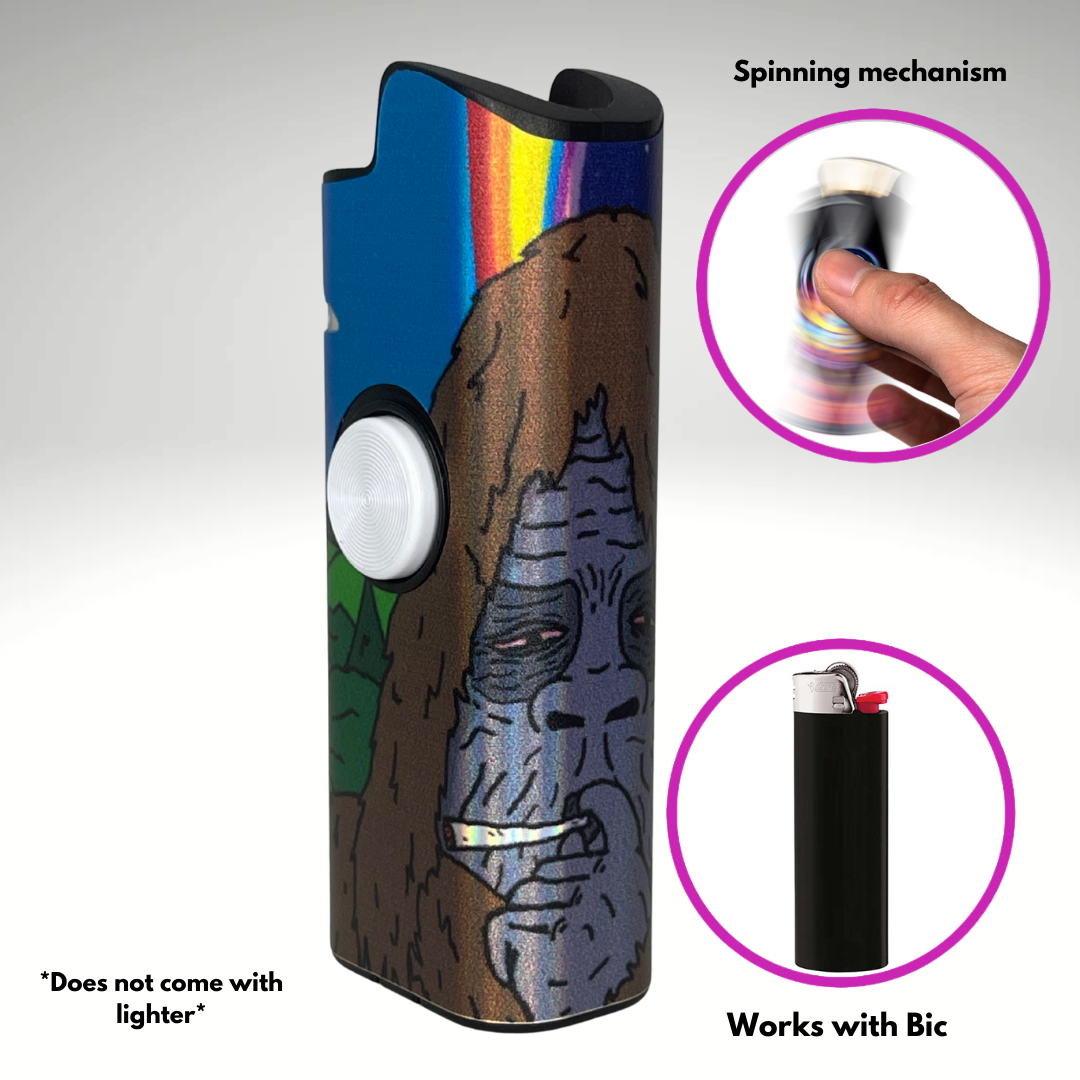 FLKR LYTR® Fidget Spinner Lighter Case "Sassy FLKR" for Bic® Spinner Lighter Case | FLKR LYTR - $11.99