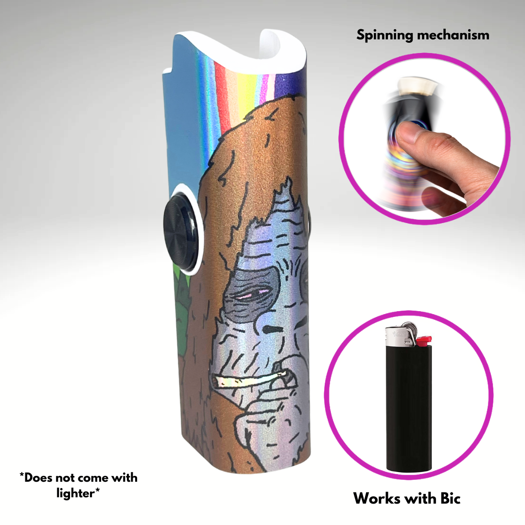 FLKR LYTR® Fidget Spinner Lighter Case "Sassy FLKR" for Bic® Spinner Lighter Case | FLKR LYTR - $11.99