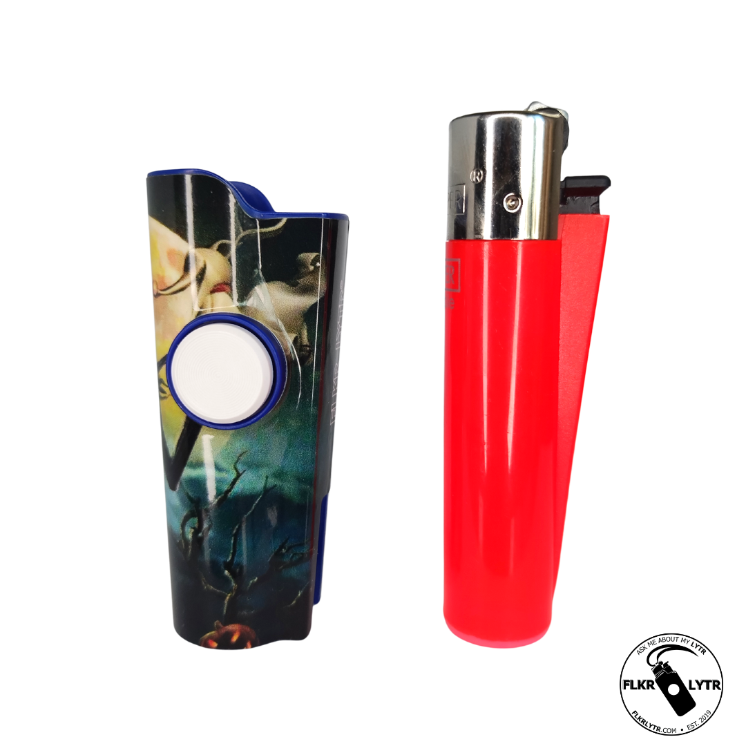 FLKR LYTR® Christmas Edition Jay Skelly Clipper Lighter® Case fidget spinner lighter case - $13.95