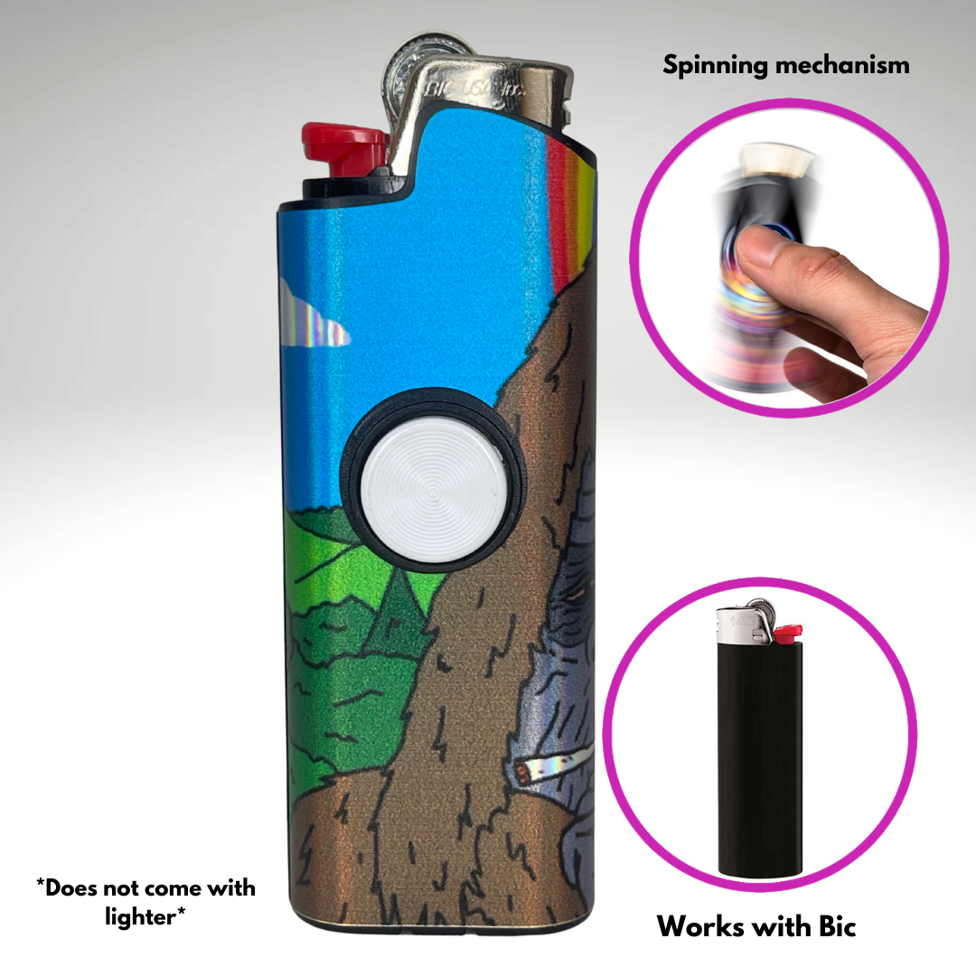 FLKR LYTR® Fidget Spinner Lighter Case "Sassy FLKR" for Bic® Spinner Lighter Case | FLKR LYTR - $11.99