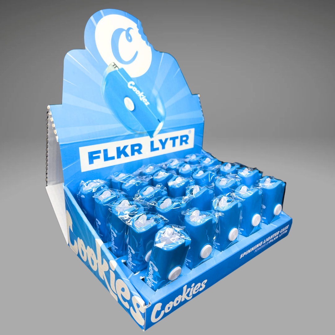 COOKIES x FLKR LYTR: Baby Blue Retail Display Box Case for BIC® | FLKR LYTR - $149.99