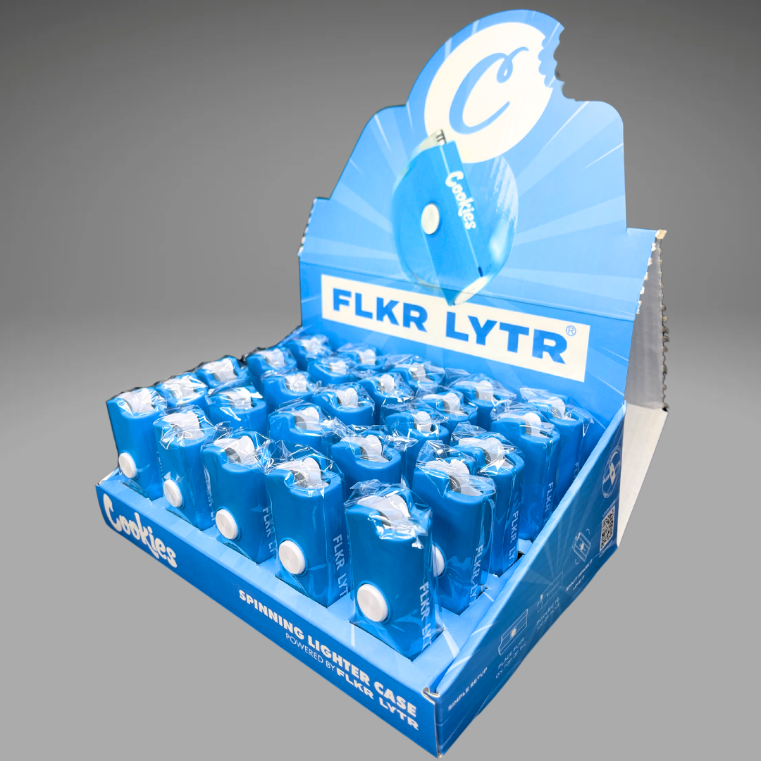 COOKIES x FLKR LYTR: Baby Blue Retail Display Box Case for BIC® | FLKR LYTR - $149.99