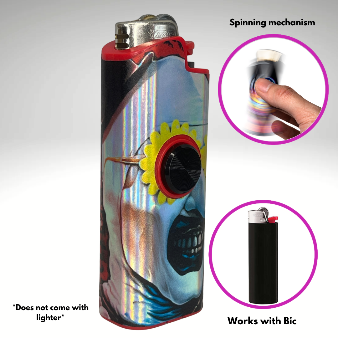 FLKR LYTR® Fidget Spinner Lighter Case "A. The Clown" for Bic® Spinner Lighter Case | FLKR LYTR - $11.99) (Copy)
