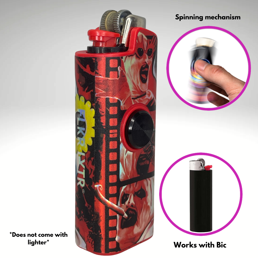 FLKR LYTR® Fidget Spinner Lighter Case "A. The Clown" for Bic® Spinner Lighter Case | FLKR LYTR - $11.99) (Copy)