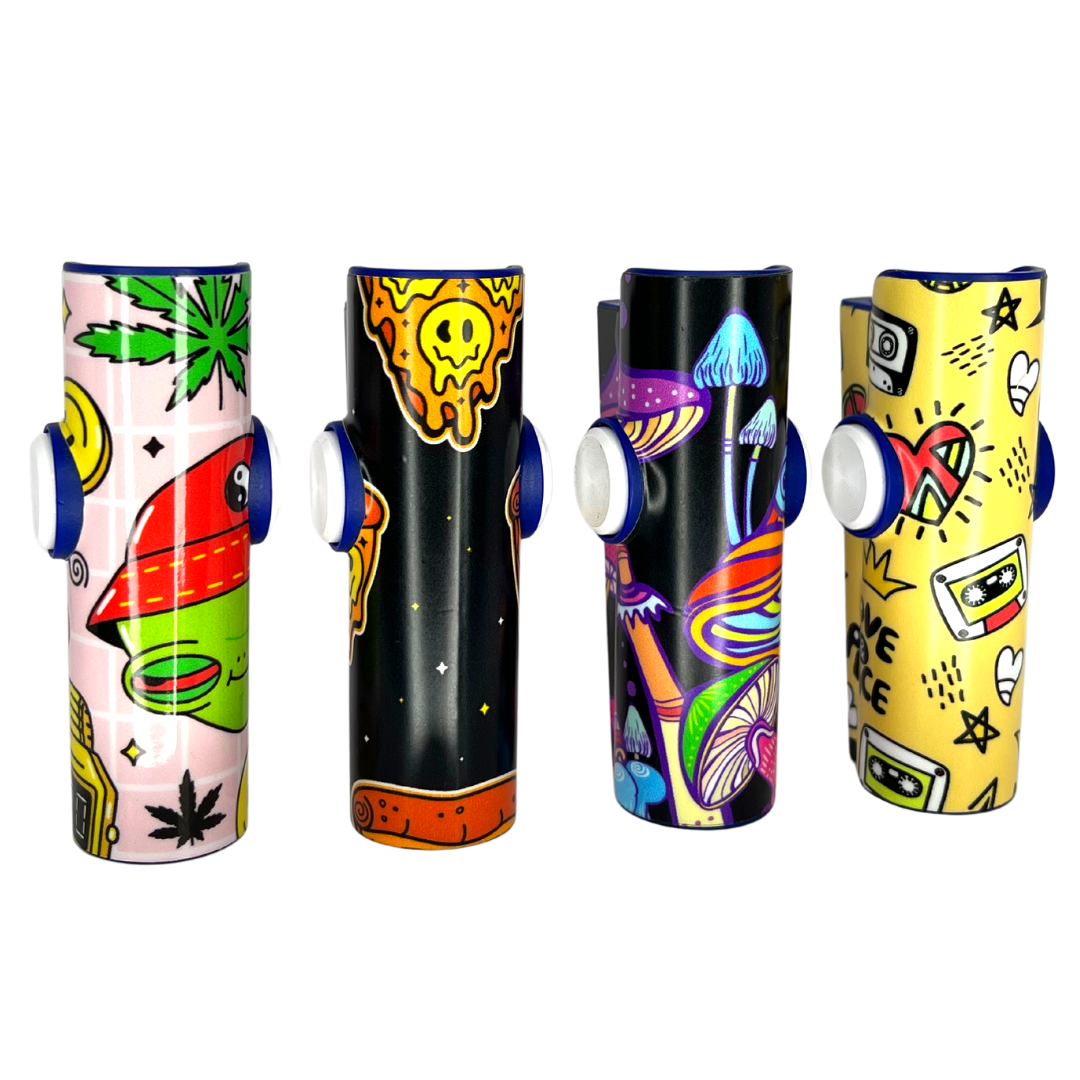 4 pack - High Alien, Pizza Melt, Mushrooms, Love & Peace - $39.99