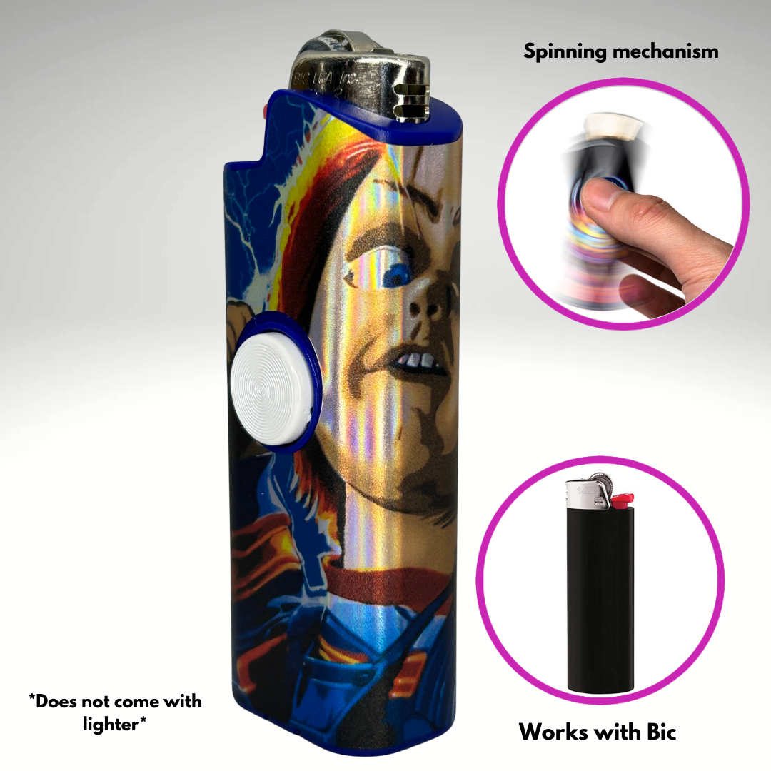 FLKR LYTR® Fidget Spinner Lighter Case "Chuckie" for Bic® Spinner Lighter Case | FLKR LYTR - $11.99