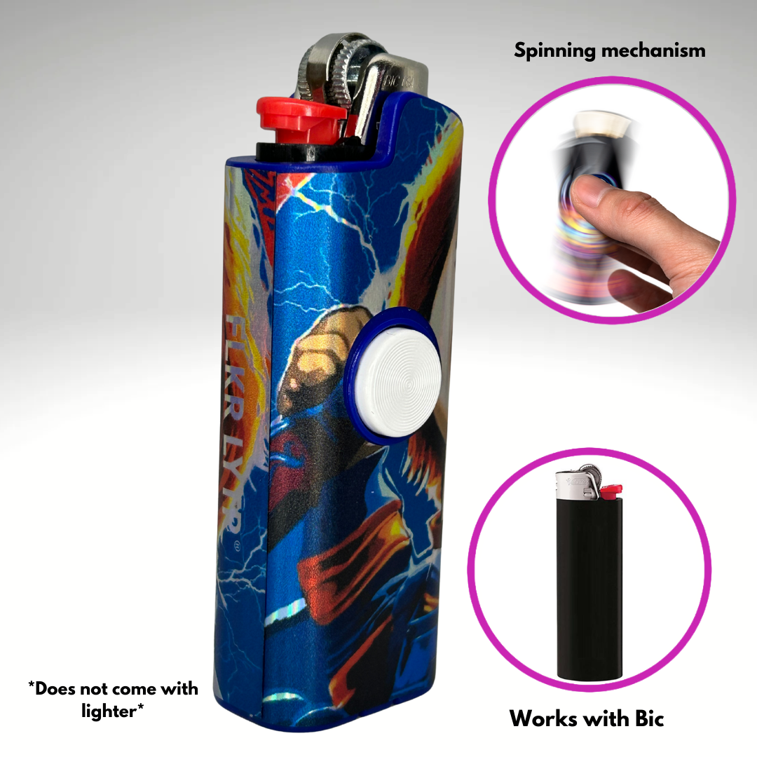 FLKR LYTR® Fidget Spinner Lighter Case "Chuckie" for Bic® Spinner Lighter Case | FLKR LYTR - $11.99
