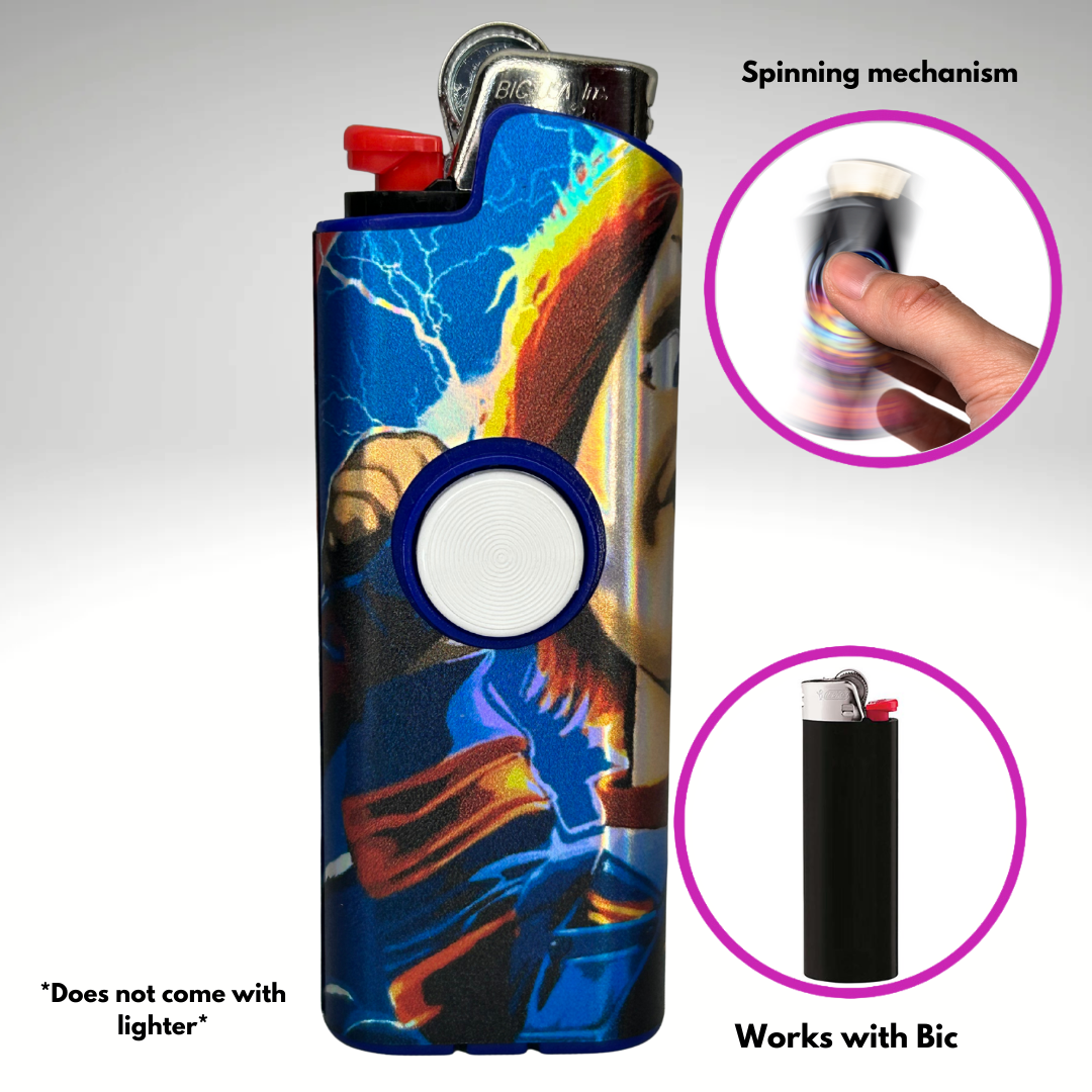 FLKR LYTR® Fidget Spinner Lighter Case "Chuckie" for Bic® Spinner Lighter Case | FLKR LYTR - $11.99