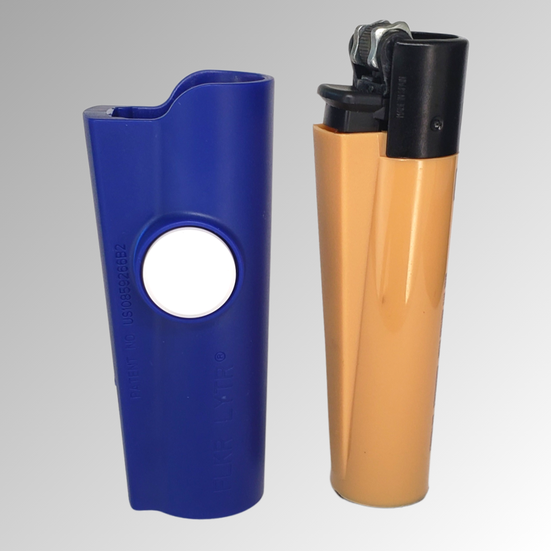 FLKR LYTR® Amazon Primer Amazon Must Have Fidget Spinner Lighter Case Navy Blue for Clipper Lighter® Case - $11.99