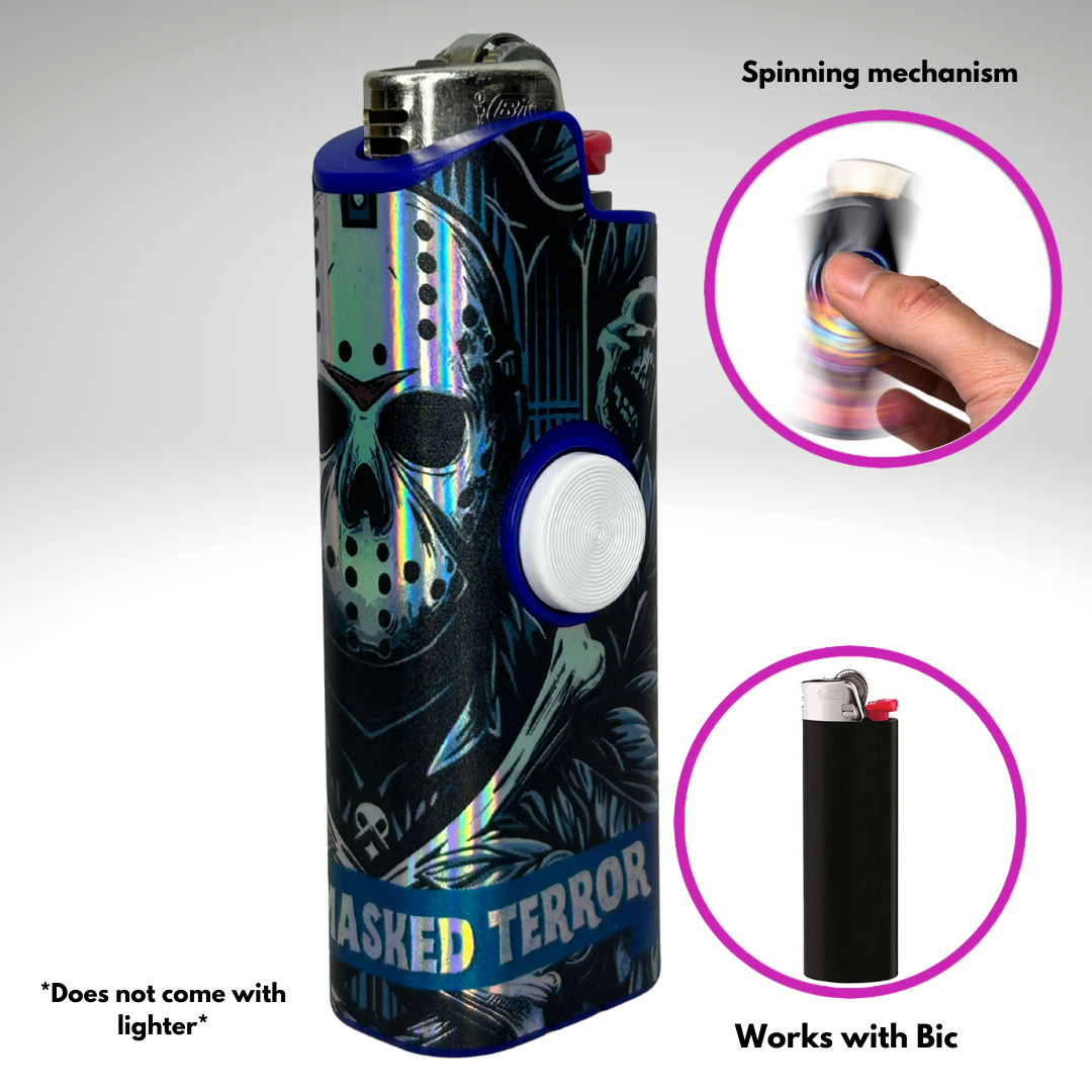 FLKR LYTR® Fidget Spinner Lighter Case "Jason" for Bic® Spinner Lighter Case | FLKR LYTR - $11.99