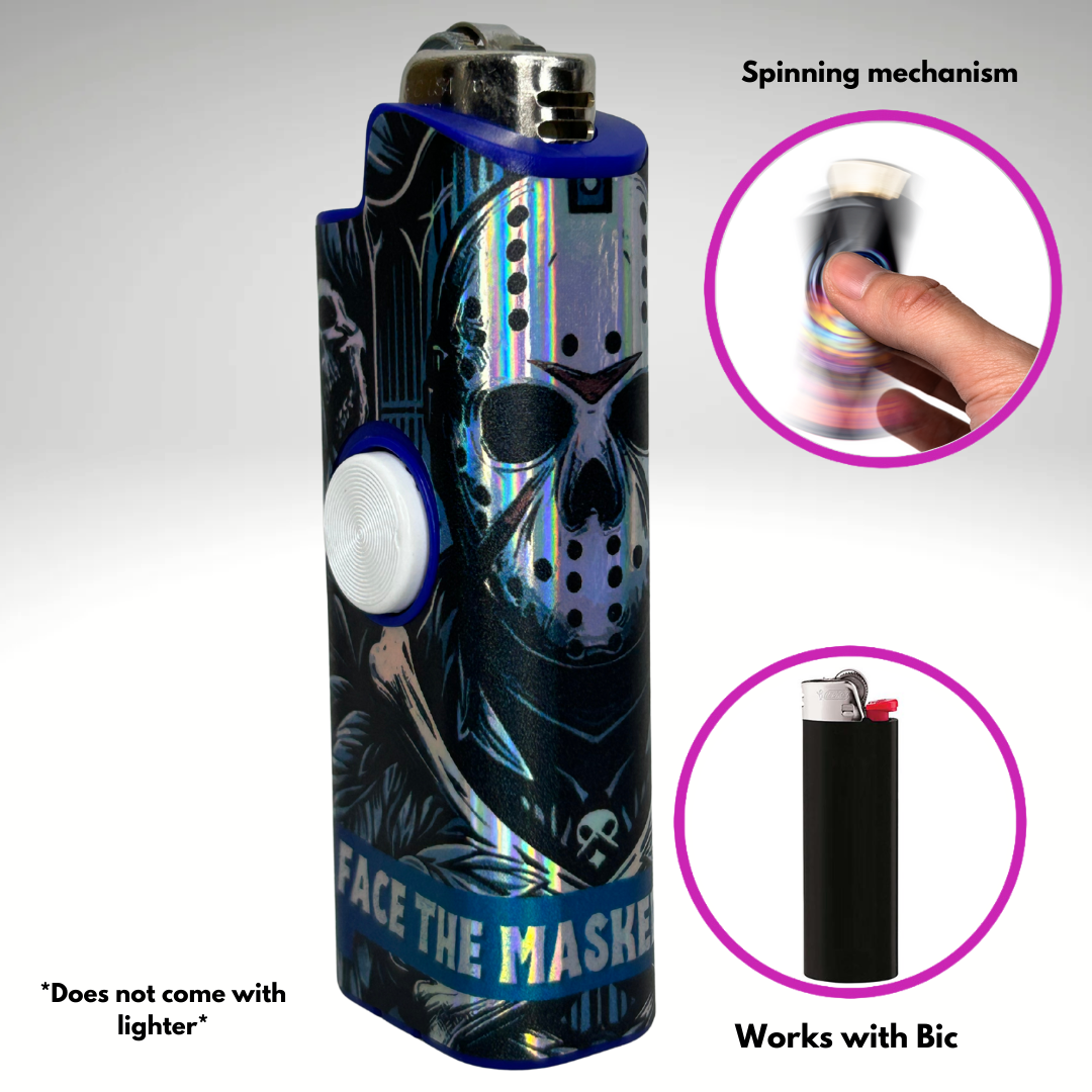 FLKR LYTR® Fidget Spinner Lighter Case "Jason" for Bic® Spinner Lighter Case | FLKR LYTR - $11.99