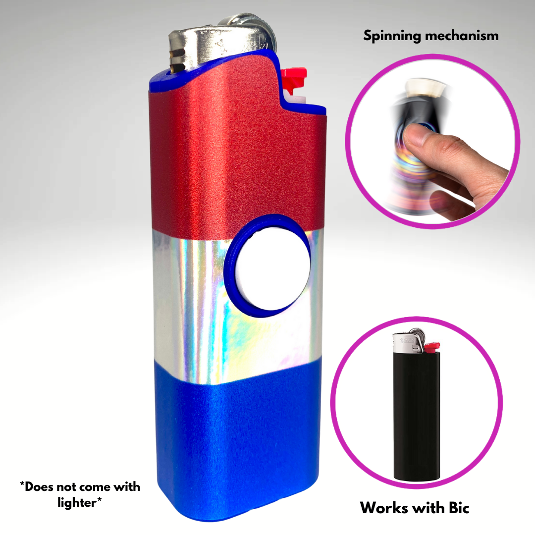 FLKR LYTR® Fidget Spinner Lighter Case "Netherland Flag" for Bic® Spinner Lighter Case | FLKR LYTR - $11.99