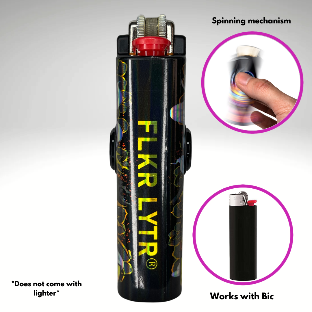 FLKR LYTR® Amazon Prime Must Have Fidget Spinner Lighter Case "Pikamode" for Bic® Lighter Case - $11.99