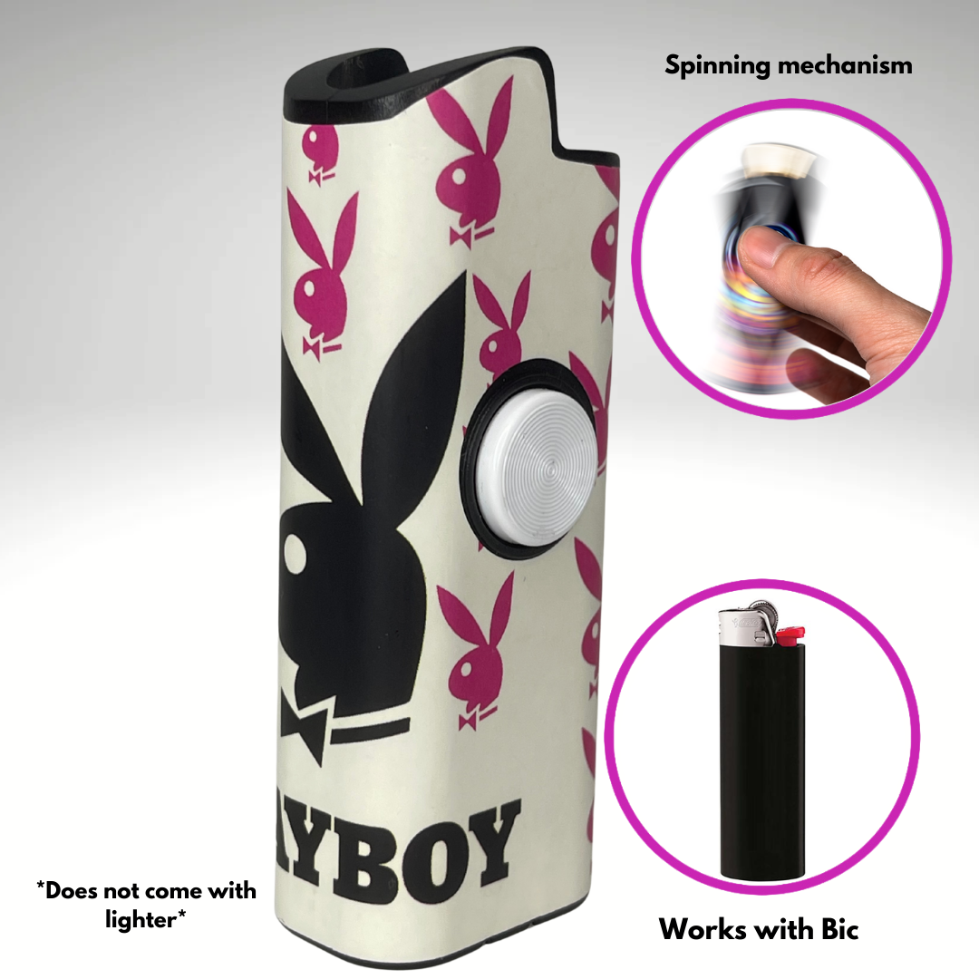 FLKR LYTR® Fidget Spinner Lighter Case "Playboii" for Bic® Spinner Lighter Case | FLKR LYTR - $11.99