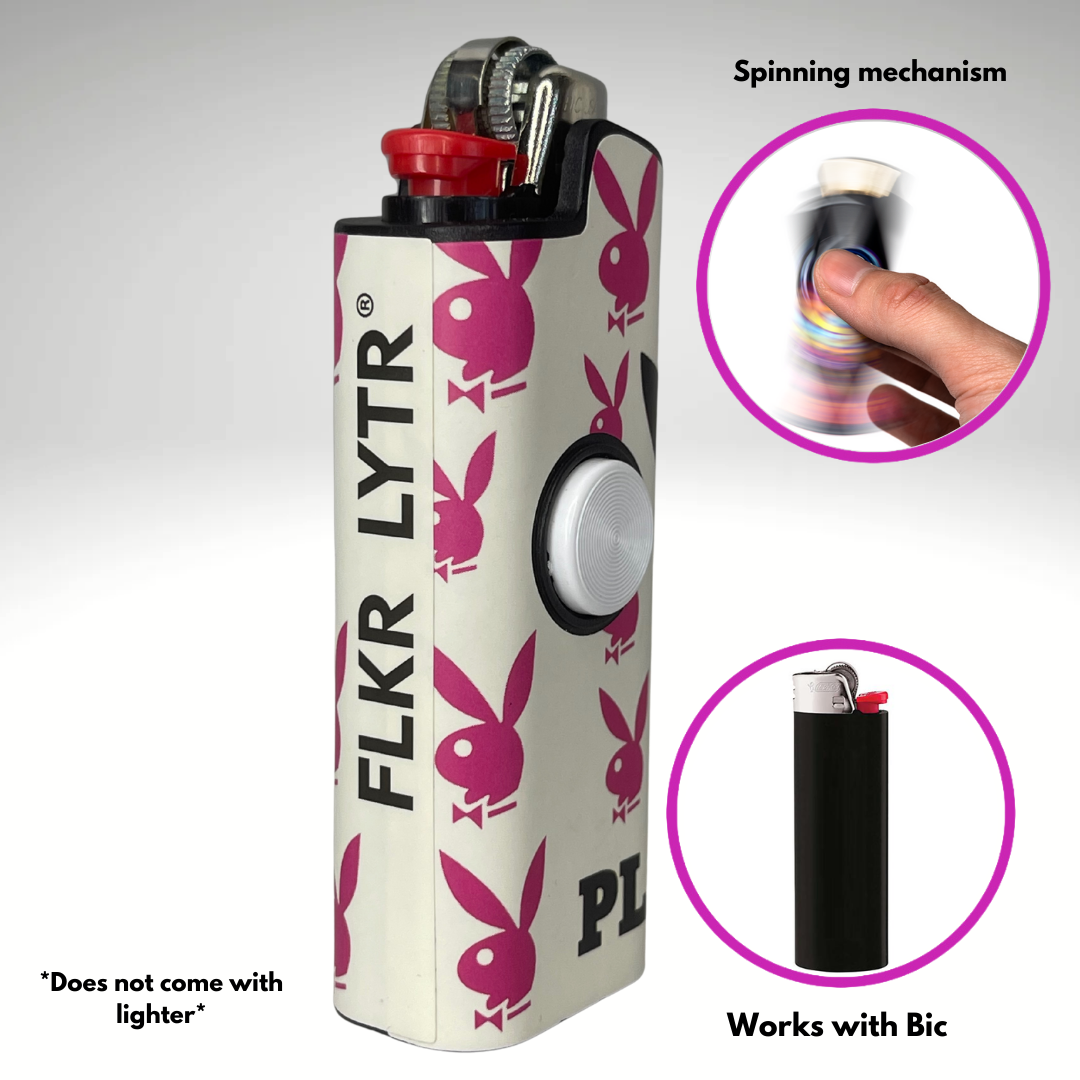 FLKR LYTR® Fidget Spinner Lighter Case "Playboii" for Bic® Spinner Lighter Case | FLKR LYTR - $11.99