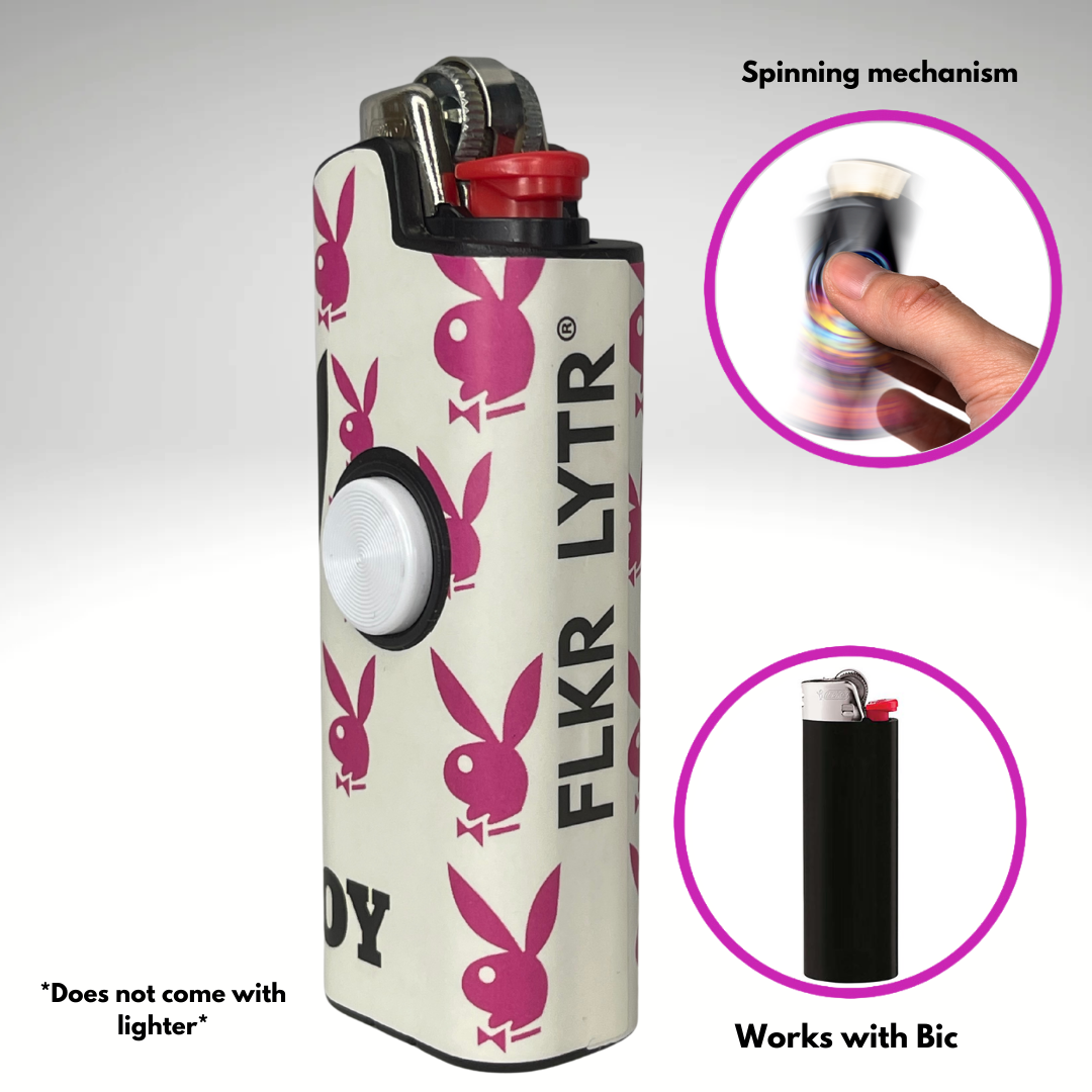 FLKR LYTR® Fidget Spinner Lighter Case "Playboii" for Bic® Spinner Lighter Case | FLKR LYTR - $11.99
