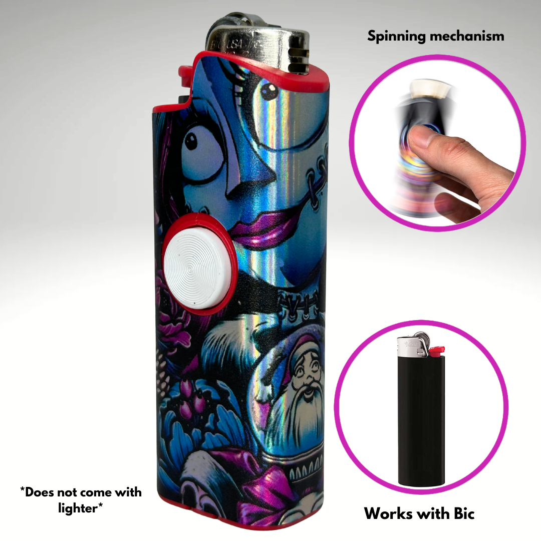 FLKR LYTR® Fidget Spinner Lighter Case Must Have "Sally" for Bic® Spinner Lighter Case | FLKR LYTR - $11.99