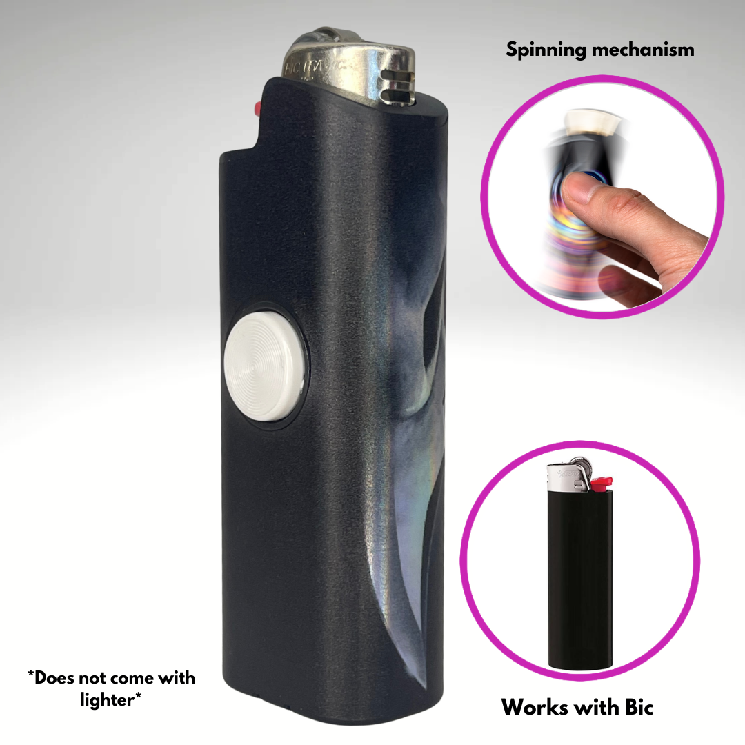 FLKR LYTR® Fidget Spinner Lighter Case "Scream" for Bic® Spinner Lighter Case | FLKR LYTR - $11.99