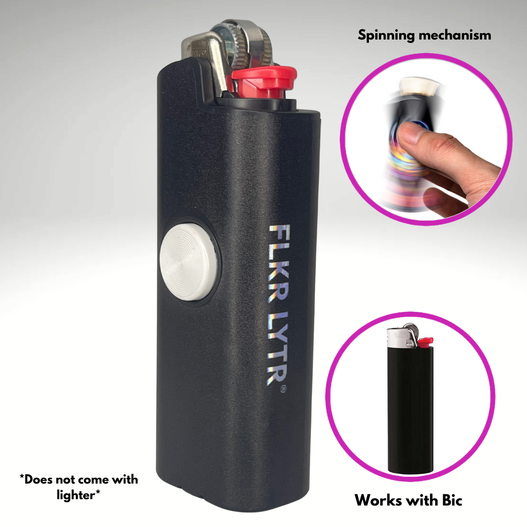 FLKR LYTR® Fidget Spinner Lighter Case "Scream" for Bic® Spinner Lighter Case | FLKR LYTR - $11.99
