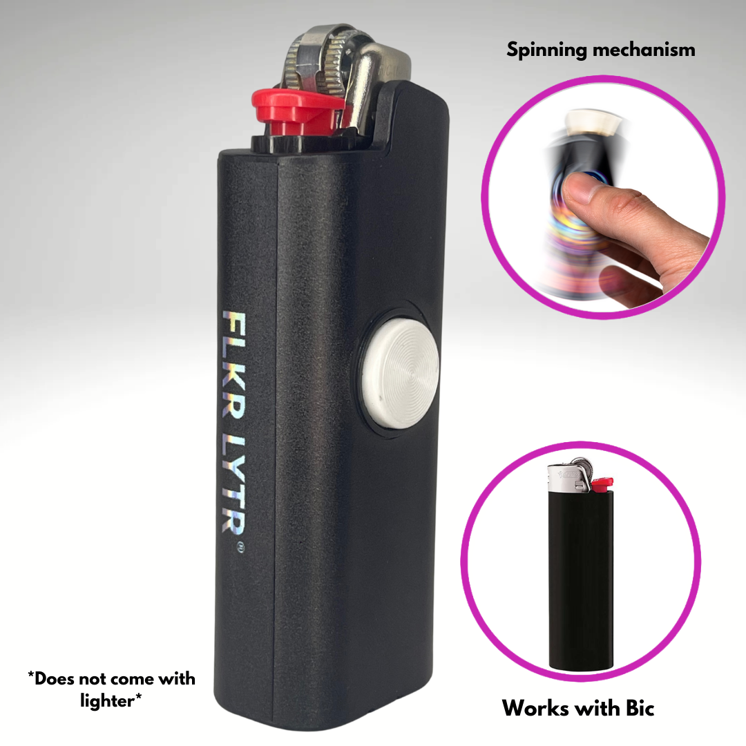 FLKR LYTR® Fidget Spinner Lighter Case "Scream" for Bic® Spinner Lighter Case | FLKR LYTR - $11.99