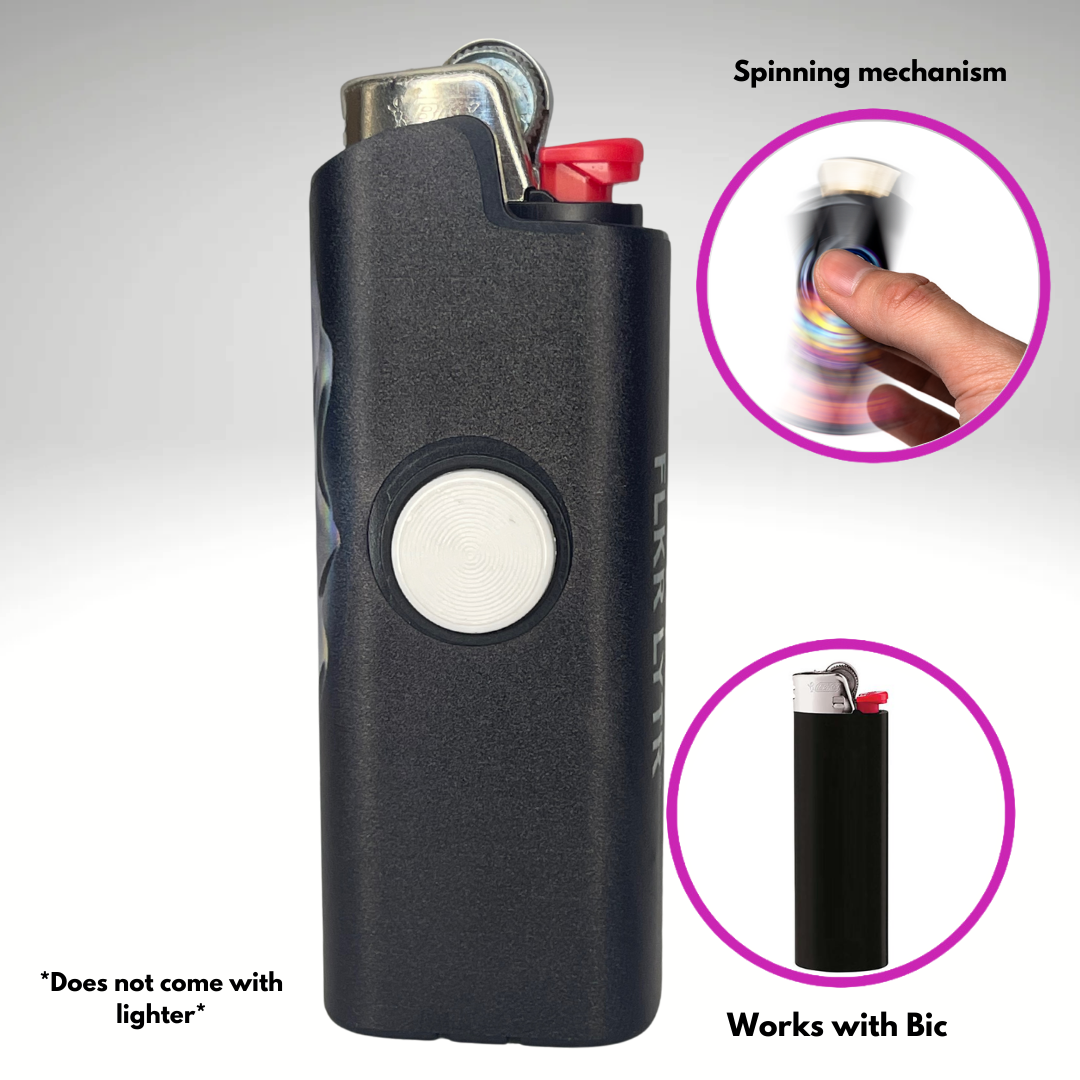 FLKR LYTR® Fidget Spinner Lighter Case "Scream" for Bic® Spinner Lighter Case | FLKR LYTR - $11.99