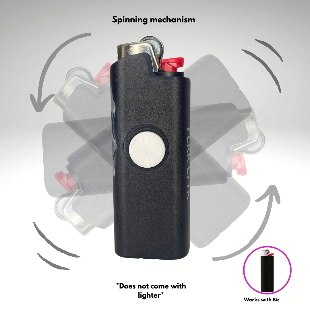 FLKR LYTR® Fidget Spinner Lighter Case "Scream" for Bic® Spinner Lighter Case | FLKR LYTR - $11.99
