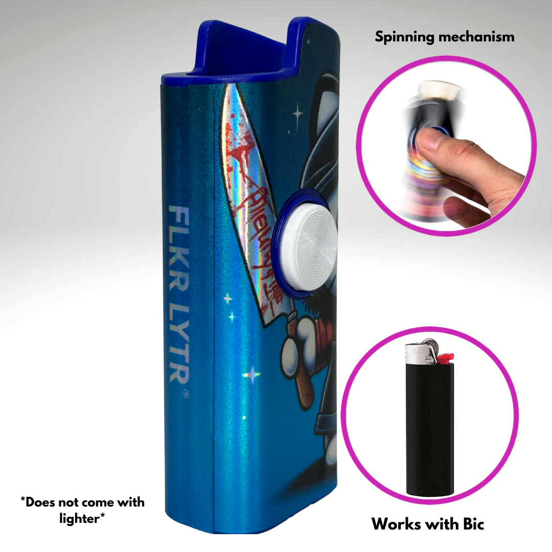 FLKR LYTR® Fidget Spinner Lighter Case Must Have "Scream Kitty" for Bic® Spinner Lighter Case | FLKR LYTR - $11.99