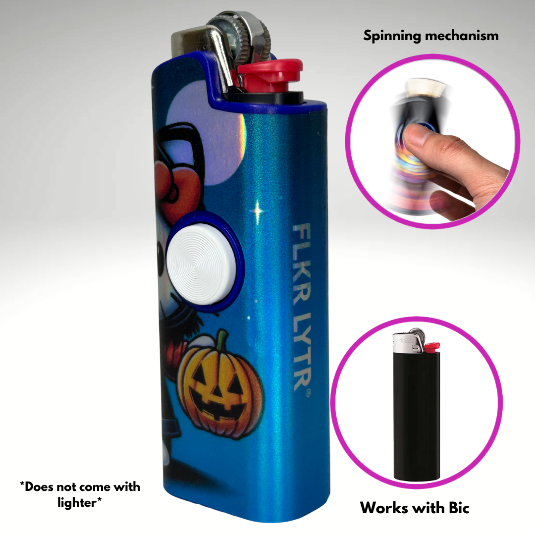 FLKR LYTR® Fidget Spinner Lighter Case Must Have "Scream Kitty" for Bic® Spinner Lighter Case | FLKR LYTR - $11.99