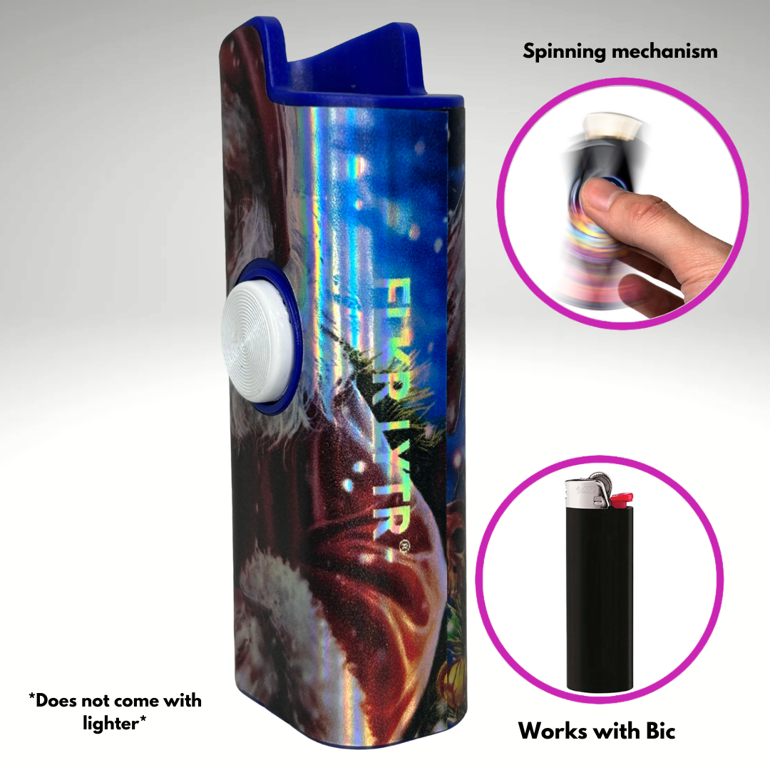 FLKR LYTR® Fidget Spinner Lighter Case "Scarifier" for Bic® Spinner Lighter Case | FLKR LYTR - $11.99)