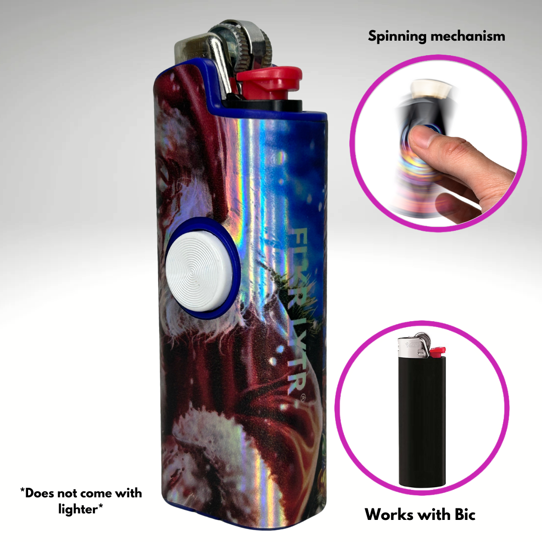 FLKR LYTR® Fidget Spinner Lighter Case "Scarifier" for Bic® Spinner Lighter Case | FLKR LYTR - $11.99)