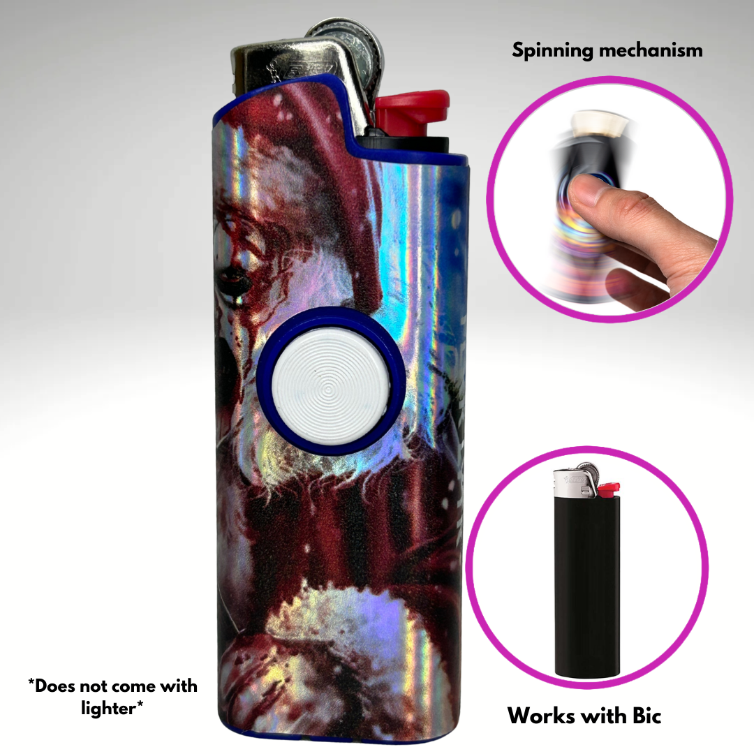 FLKR LYTR® Fidget Spinner Lighter Case "Scarifier" for Bic® Spinner Lighter Case | FLKR LYTR - $11.99)