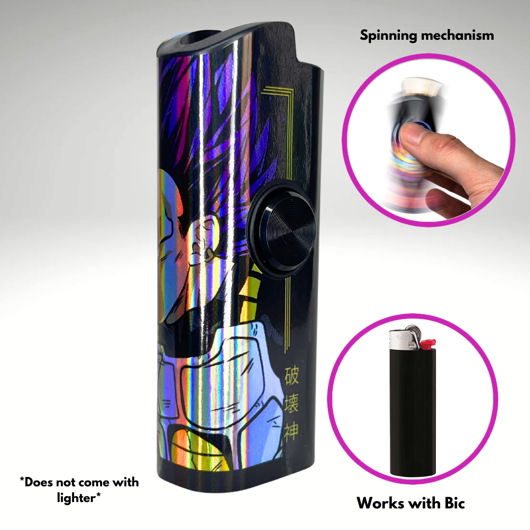FLKR LYTR® Fidget Spinner Lighter Case "EU Vegita" for Bic® Spinner Lighter Case | FLKR LYTR - $11.99