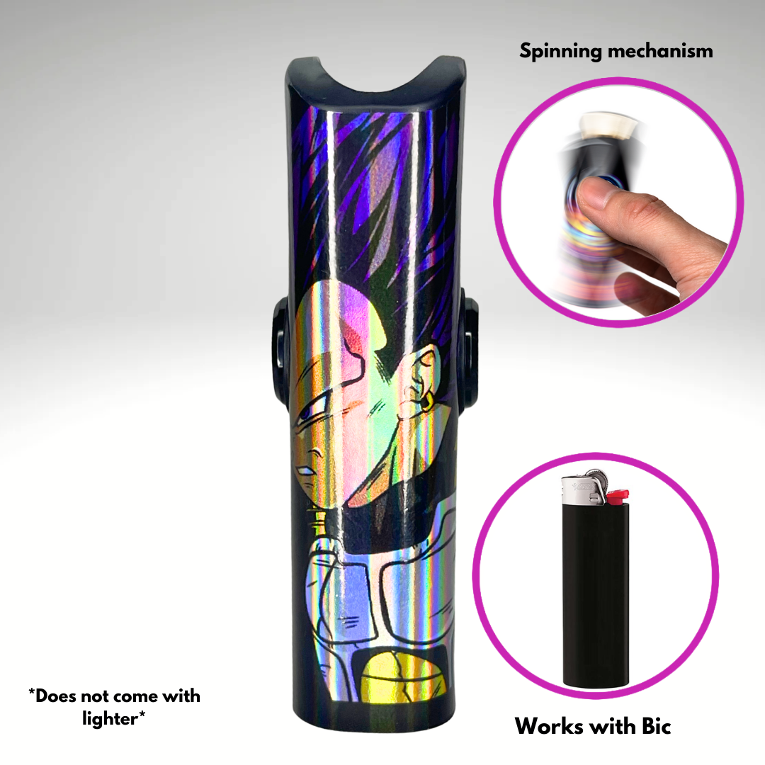FLKR LYTR® Fidget Spinner Lighter Case "EU Vegita" for Bic® Spinner Lighter Case | FLKR LYTR - $11.99