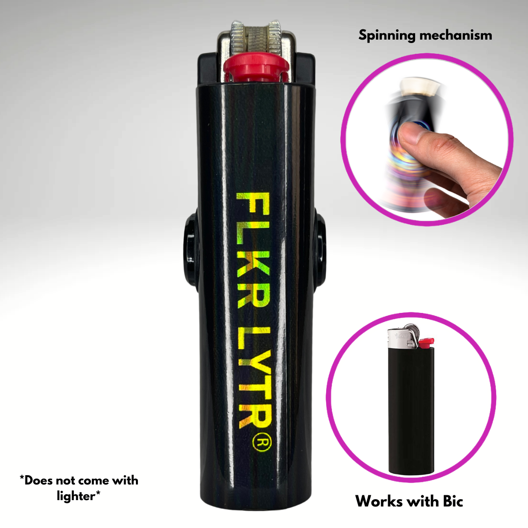 FLKR LYTR® Fidget Spinner Lighter Case "EU Vegita" for Bic® Spinner Lighter Case | FLKR LYTR - $11.99