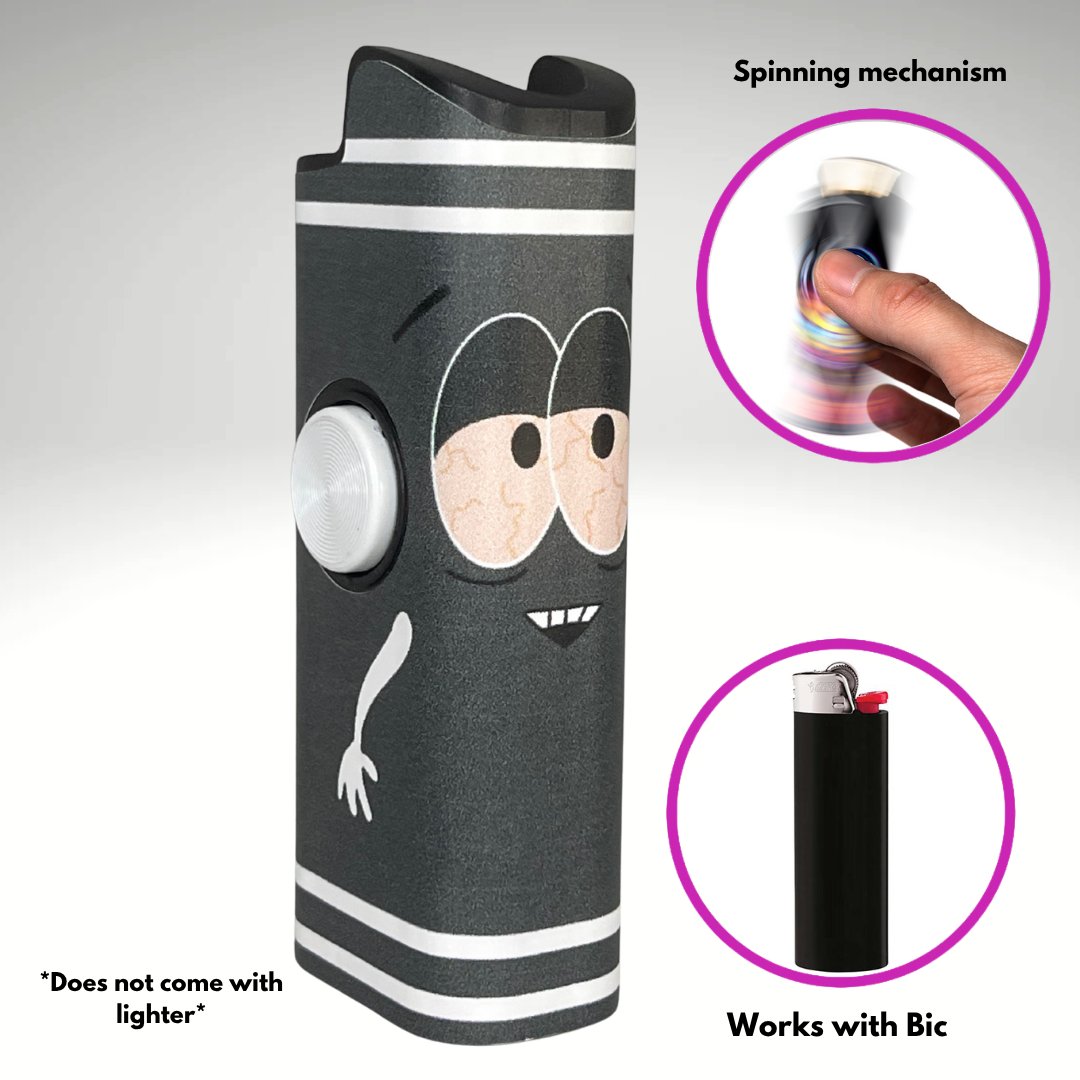 FLKR LYTR® Fidget Spinner Lighter Case "Towlie" for Bic® Spinner Lighter Case | FLKR LYTR - $11.99)