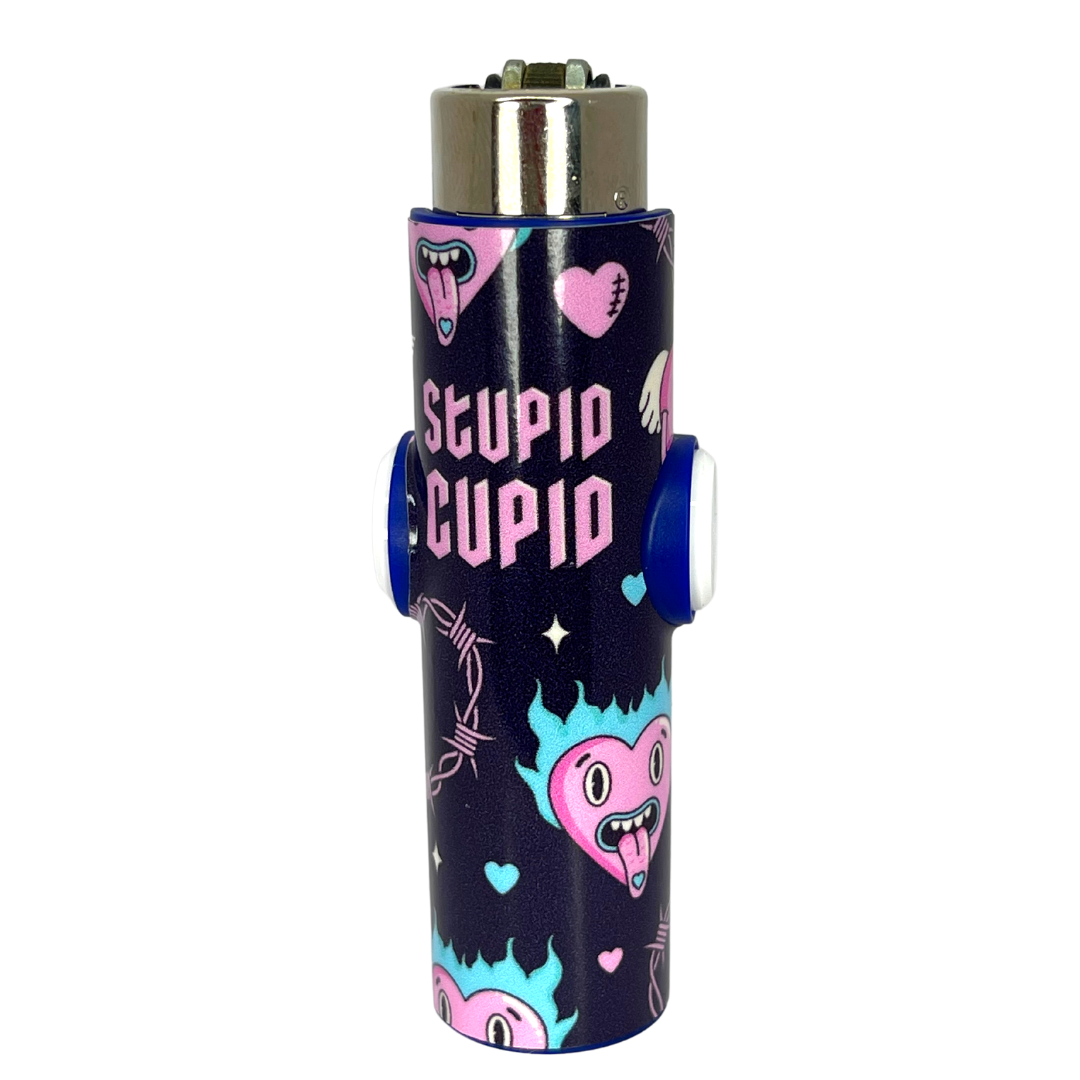 FLKR LYTR® Fidget Spinner Lighter Case "Stupid Cupid" for Clipper Lighter® Case - $12.95