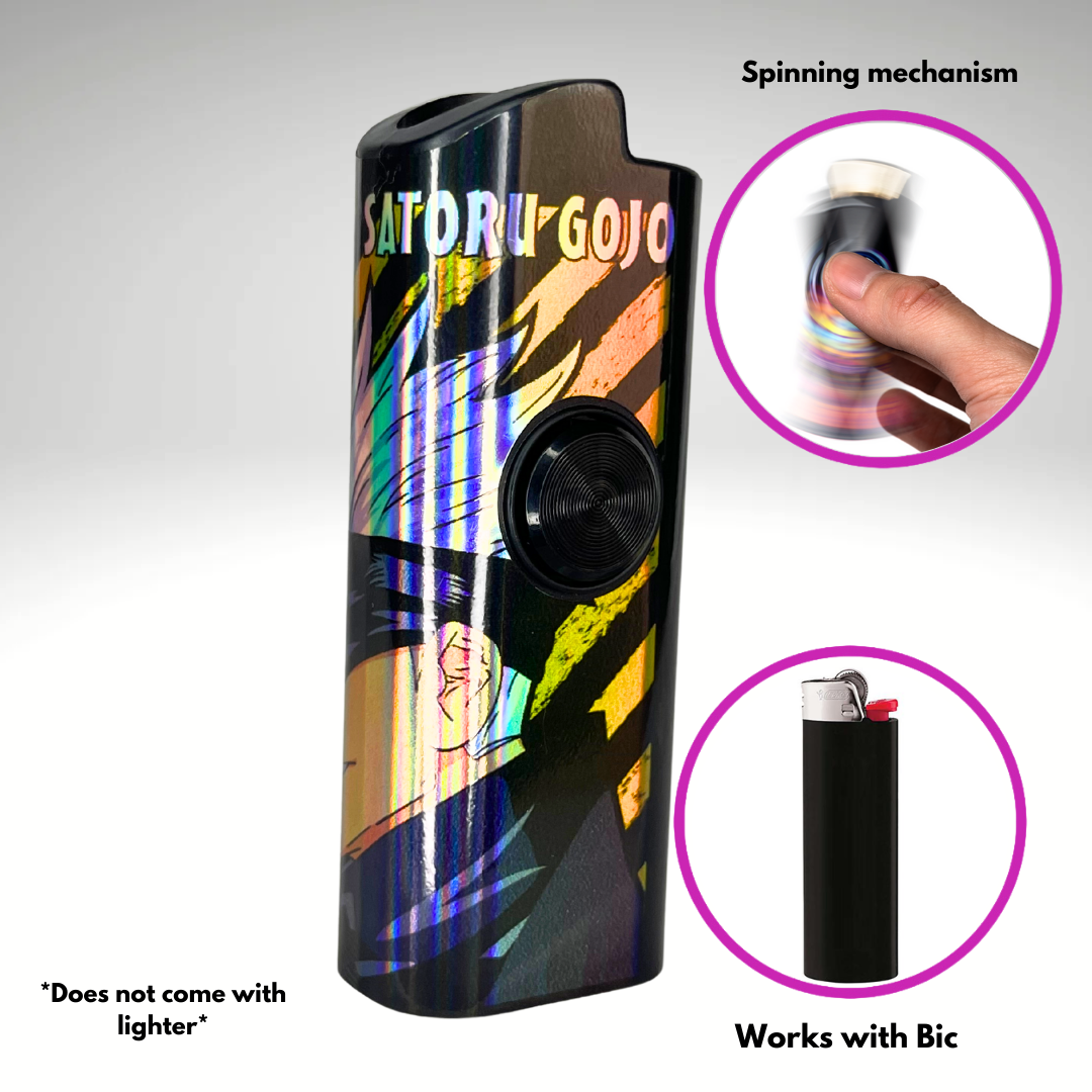 FLKR LYTR® Fidget Spinner Lighter Case "Gojo" for Bic® Spinner Lighter Case | FLKR LYTR - $11.99
