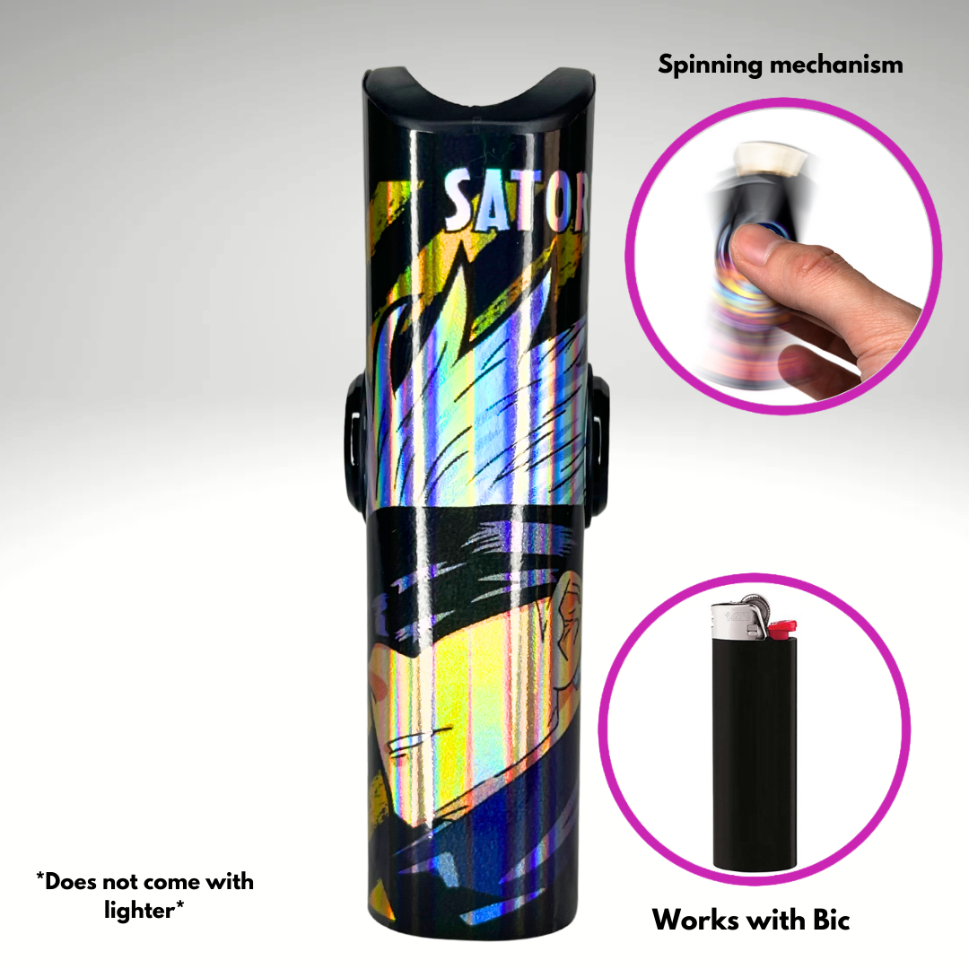 FLKR LYTR® Fidget Spinner Lighter Case "Gojo" for Bic® Spinner Lighter Case | FLKR LYTR - $11.99