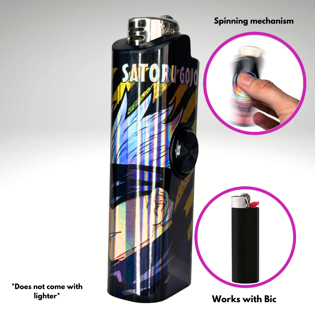 FLKR LYTR® Fidget Spinner Lighter Case "Gojo" for Bic® Spinner Lighter Case | FLKR LYTR - $11.99