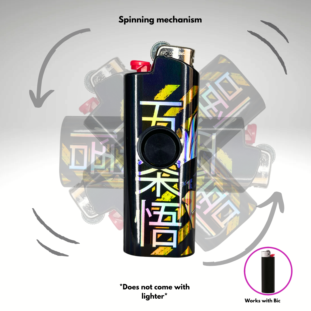 FLKR LYTR® Fidget Spinner Lighter Case "Gojo" for Bic® Spinner Lighter Case | FLKR LYTR - $11.99