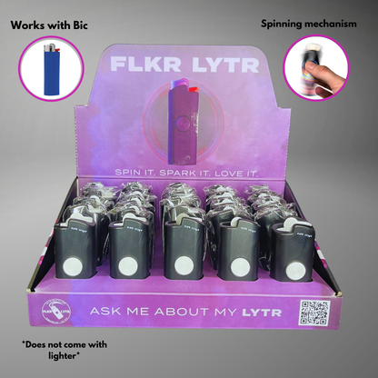 FLKR LYTR: Drk White Retail Display Box Case for BIC® | FLKR LYTR - $125.00