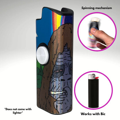 FLKR LYTR® Fidget Spinner Lighter Case "Sassy FLKR" for Bic® Spinner Lighter Case | FLKR LYTR - $11.99