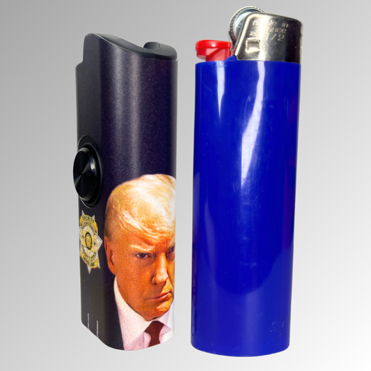 FLKR LYTR® Fidget Spinner Lighter Case "Mug Shot" for Bic® Lighter Case - $11.99
