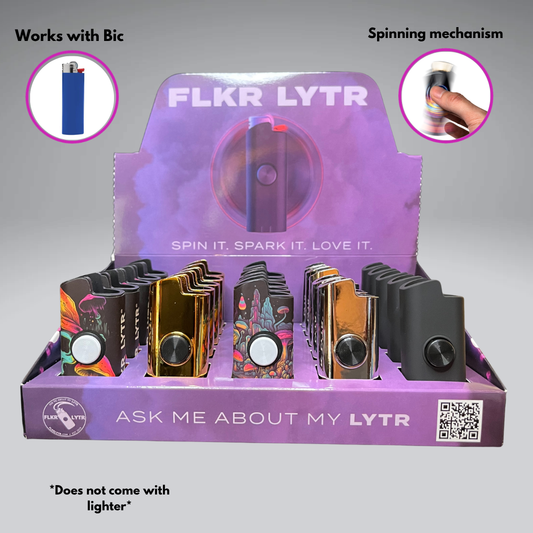FLKR LYTR: Mutli-color Retail Display Box Case for BIC® | FLKR LYTR