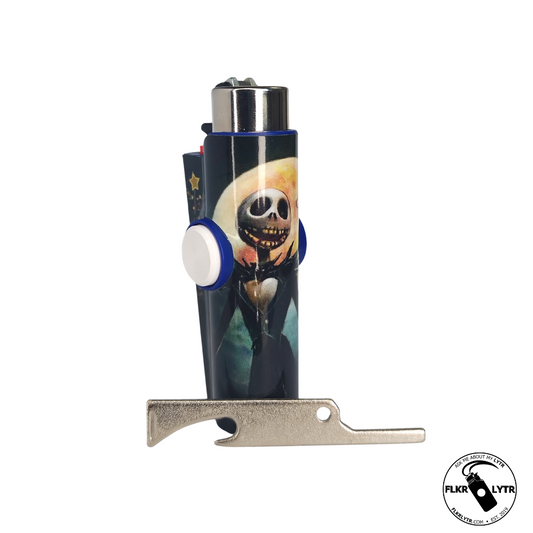 FLKR LYTR® Christmas Edition Jay Skelly Clipper Lighter® Case fidget spinner lighter case - $13.95
