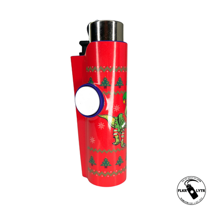 "The Rex of Christmas" FLKR LYTR Fidget Spinner Lighter Case for Clipper Lighter® - $11.99