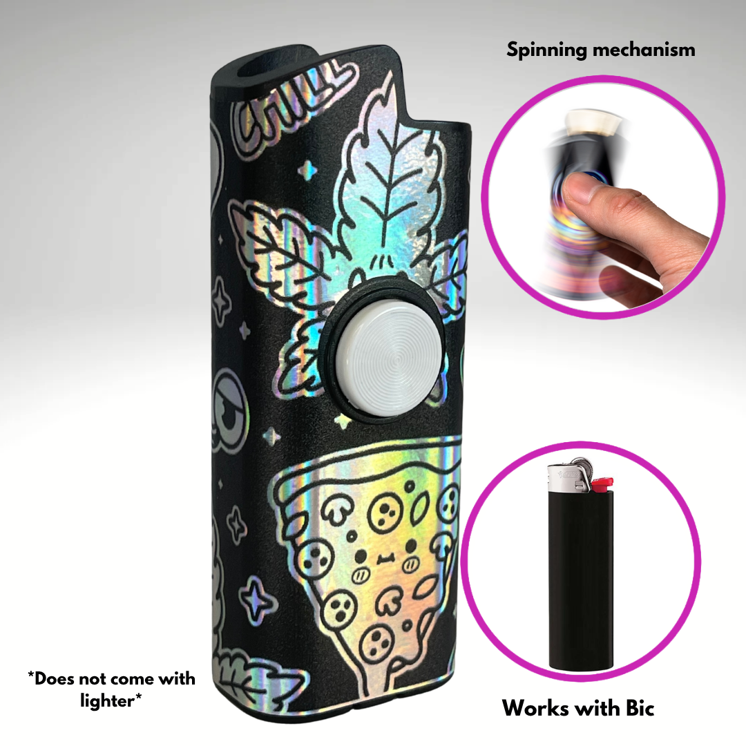 FLKR LYTR: 420 Celebrate - Fidget Spinner Lighter case Accessories $11.99