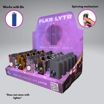 FLKR LYTR: Mutli-color Retail Display Box Case for BIC® | FLKR LYTR