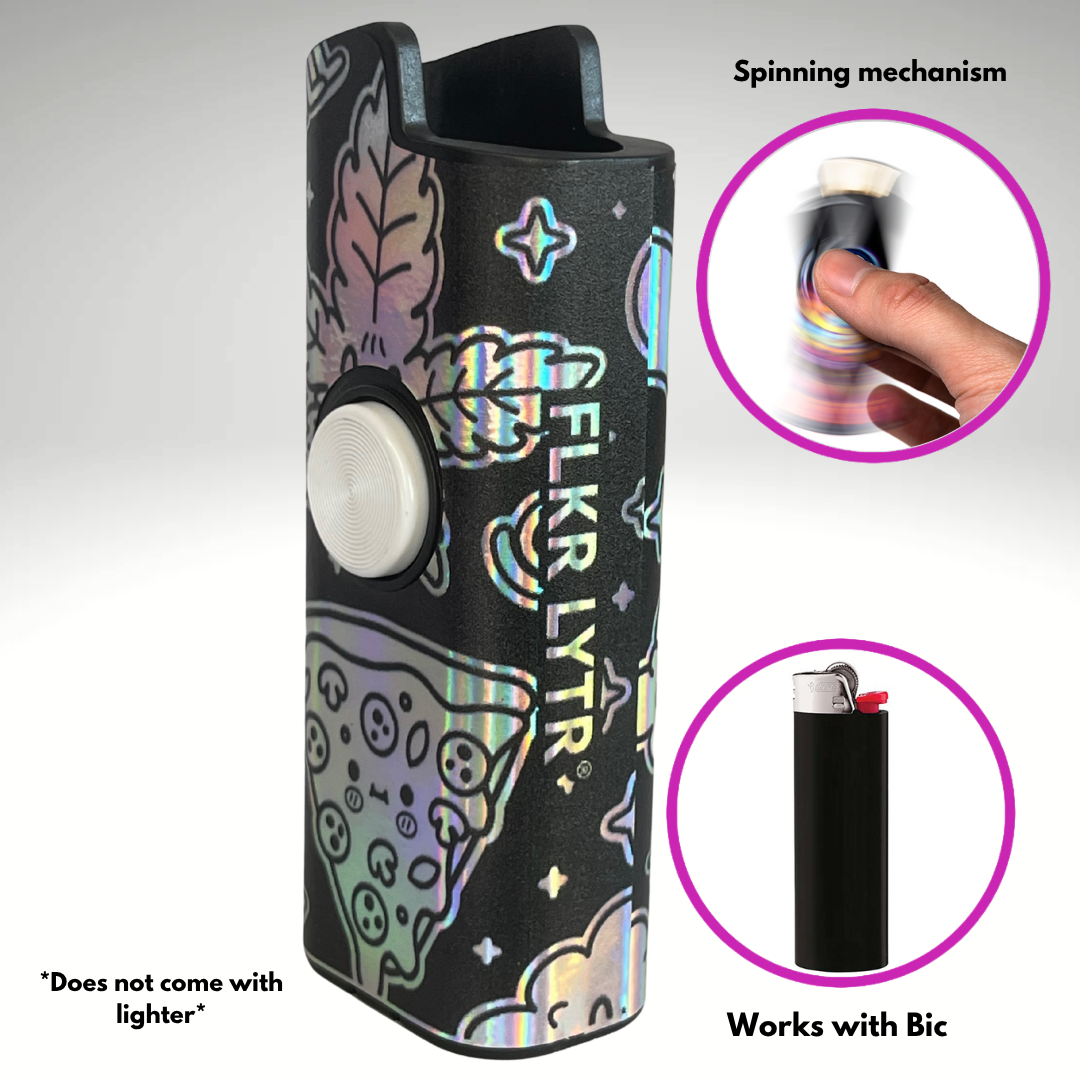 FLKR LYTR: 420 Celebrate - Fidget Spinner Lighter case Accessories $11.99